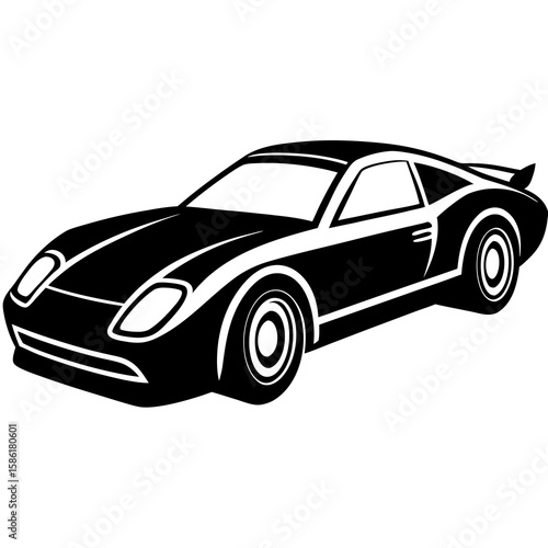 Racing Car  Vector Racing Helmet, Flags, Car & Track AI Design