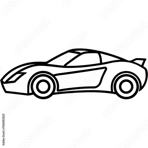 Racing Car  Vector Racing Helmet, Flags, Car & Track AI Design