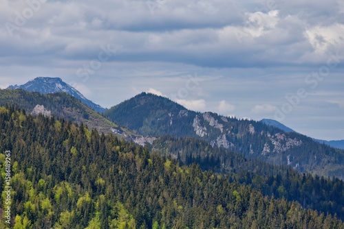 Fototapeta Naklejka Na Ścianę i Meble -  view of the mountains in Zakopane - Lesser Poland - Poland