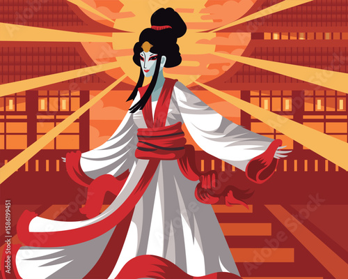 japanese mythology amaterasu goddess of sun