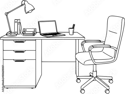 Home office desk
