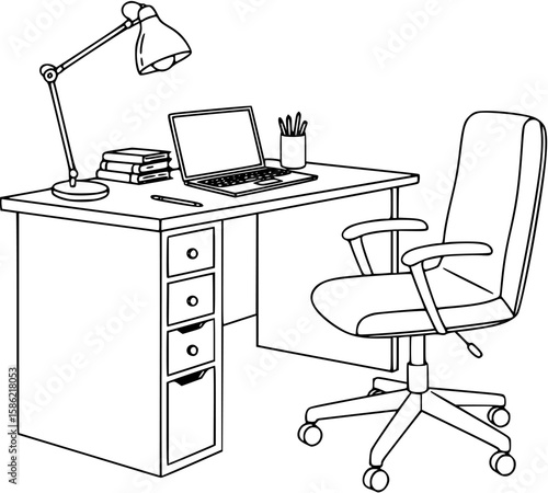 Home office desk
