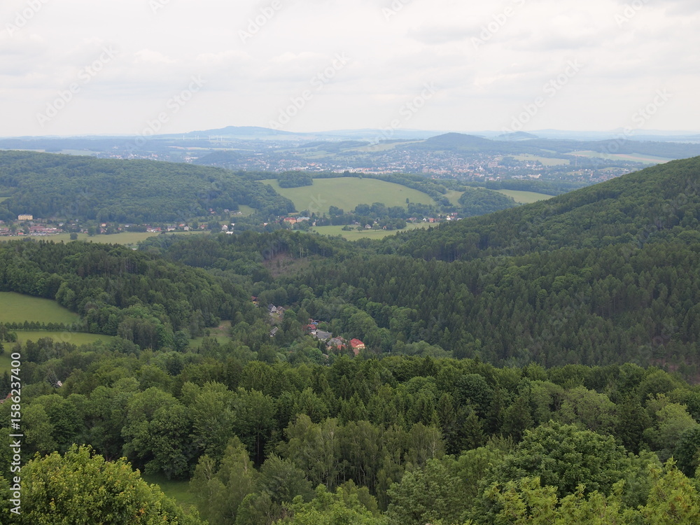 Fototapeta premium Hrad Tolštejn - Tolštejn Castle (Jiřetín pod Jedlovou, Děčín District, Ústí nad Labem Region, Czech Republic)