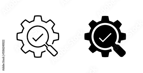 Job search icon. Job posting symbol
