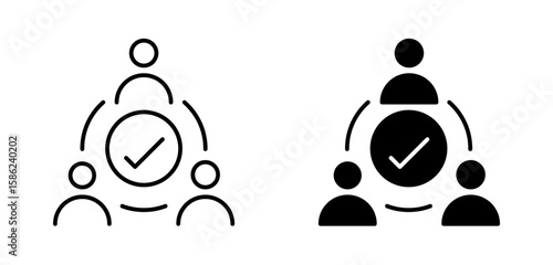 Business Strategy and User Account icon
