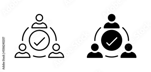 Business Strategy and User Account icon