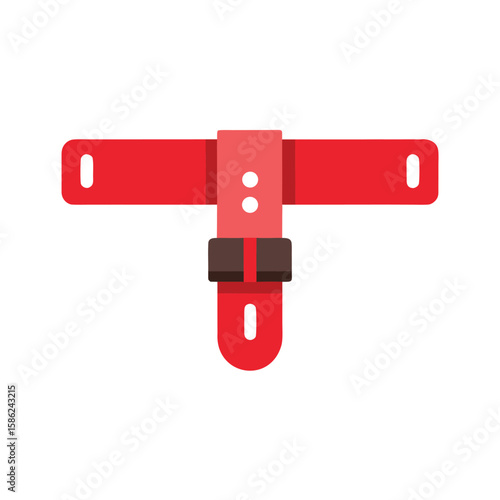 Red tool strap