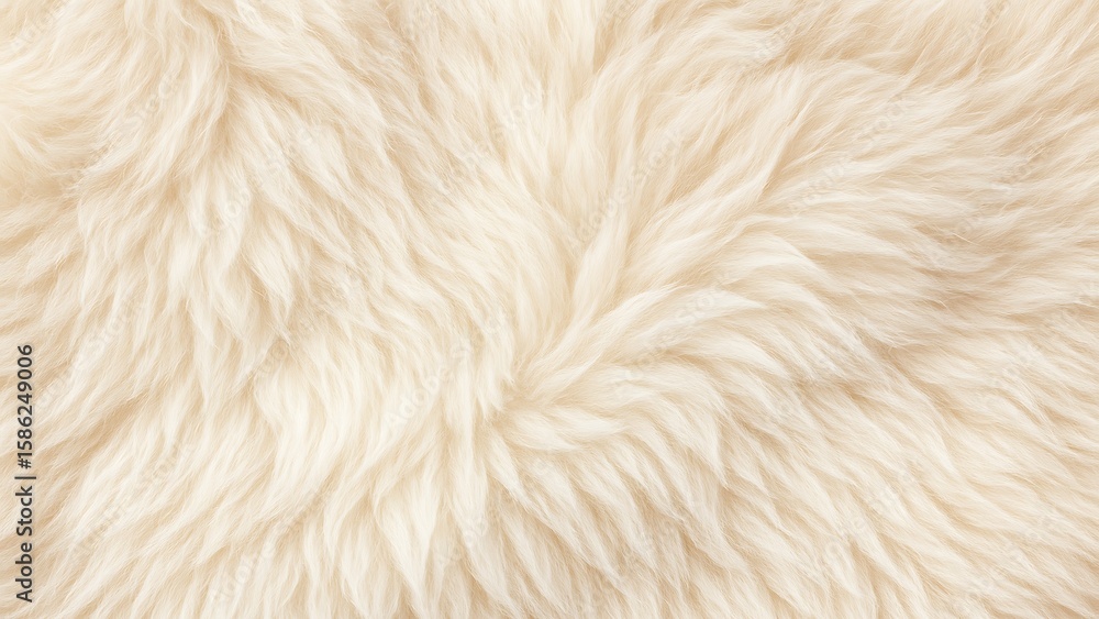 Light cream white fur texture background with soft and fluffy wool fibers in warm pastel tone showing natural fabric material for cozy surface design Light cream white fur texture background with soft and fluffy wool fibers in warm pastel tone showing natural fabric material for cozy surface design