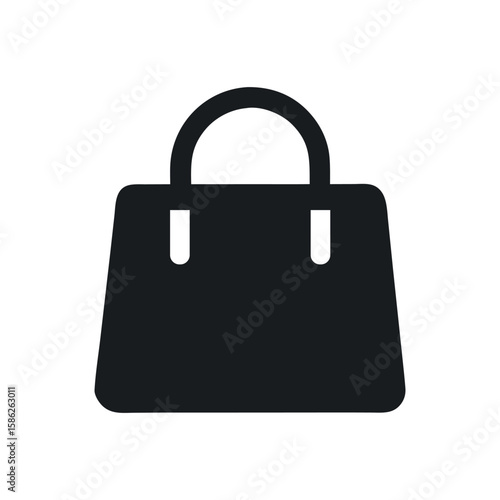 Woman Bag Simple Style Vector Illustration Isolated