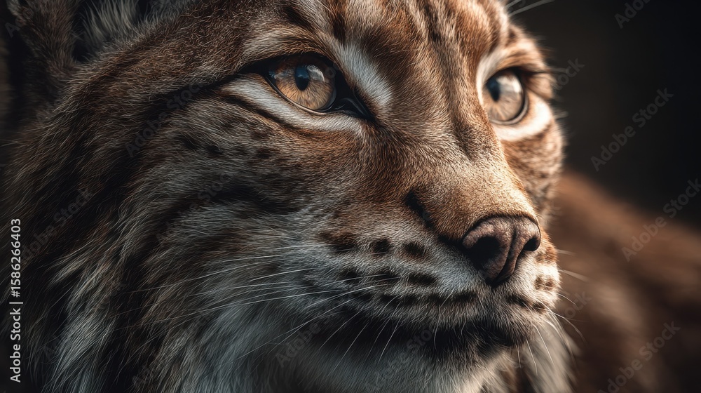 Obraz premium A Majestic Lynx