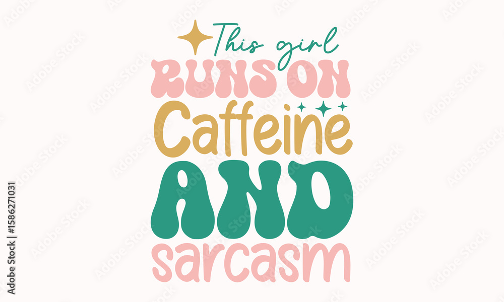 Obraz premium Retro Sarcasm Designs