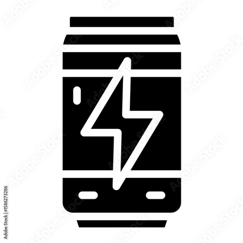 Energy Drink Vector Style Icon