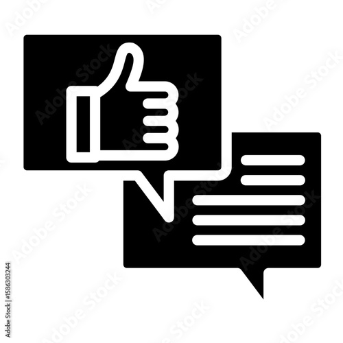 Feedback Vector Icon Style