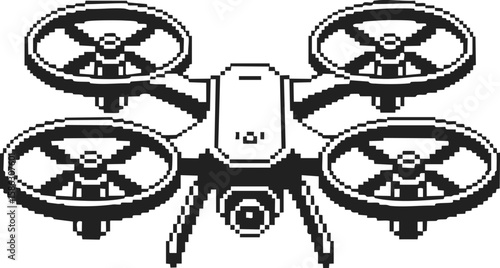 Drone, quadcopter, aerial vehicle, flying machine, camera-equipped drone, remote-controlled aircraft, flight technology, hobbyist drone, UAV design, photography tool