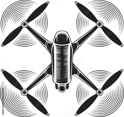 Drone, quadcopter, aerial vehicle, flying machine, rotorcraft, unmanned aircraft for exploration and photography