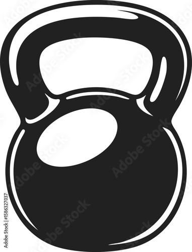 Kettlebell, workout tool, strength training equipment, fitness accessory, weightlifting implement, home gym gear, exercise apparatus