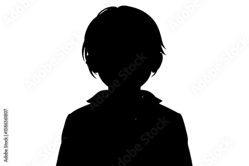 silhouette of a girl