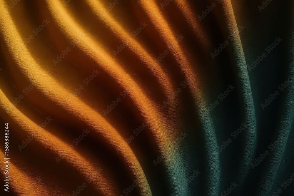 Obraz premium Light Falling on Gradient Fabric | Shadows and Texture Detail