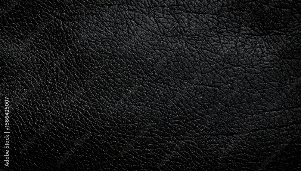 Dark, textured leather surface Dark, textured leather surface