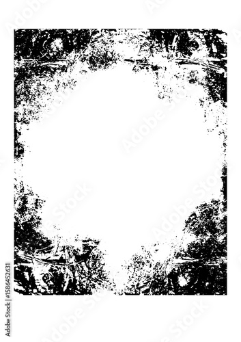 Grunge Rahmen, Distressed, Vintage, SVG Vektor