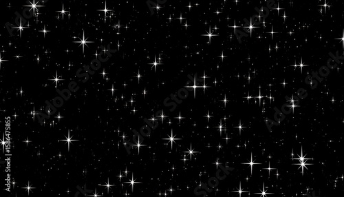 Starry night background
