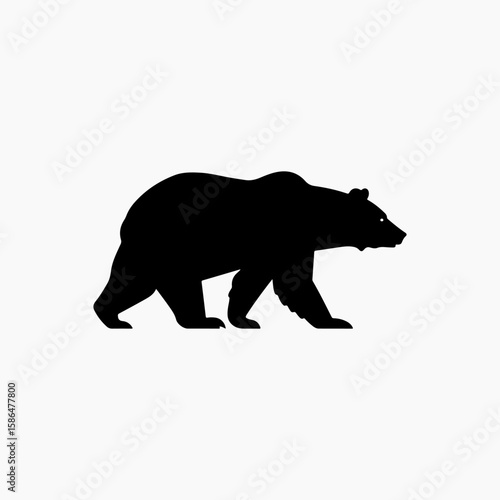 bear sign black illustration graphic idea