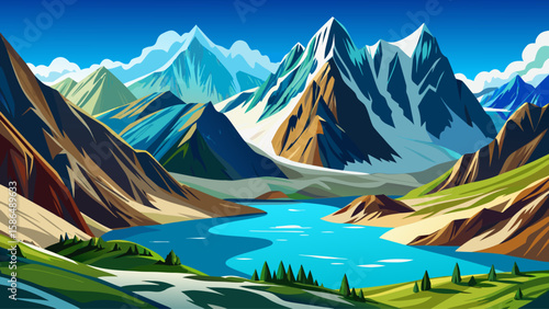 Tajik National Park, Gorno-Badakhshan, Tajikistan – Snow-capped peaks, glacial lakes, and deep blue skies converge in this untouched alpine paradise. Wild beauty thrives in the heart of the Pamir Moun