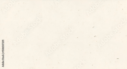 Subtle textured off white paper background with fine fibers and specks