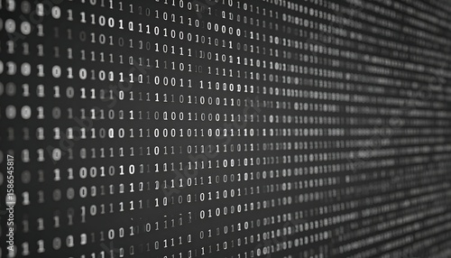 Binary code background