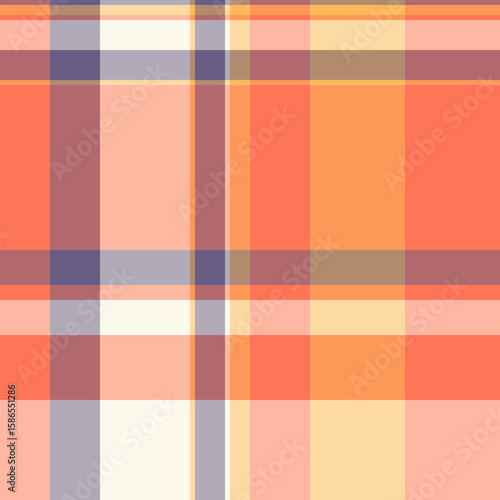 Abstract plaid pattern with warm tones. Modern aesthetic. Use for background, textile design, or web design. Versatile for creative projects.