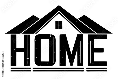 A real estate sign featuring a home icon, symbolizing property business and residential architecture