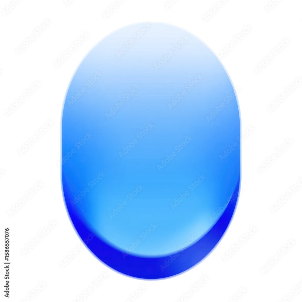 Blurry Blue Sticker PNG, Transparent Background Decorative Element Blurry Blue Sticker PNG, Transparent Background Decorative Element