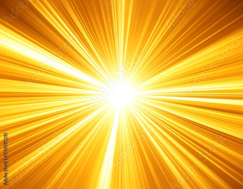 Radiant golden burst