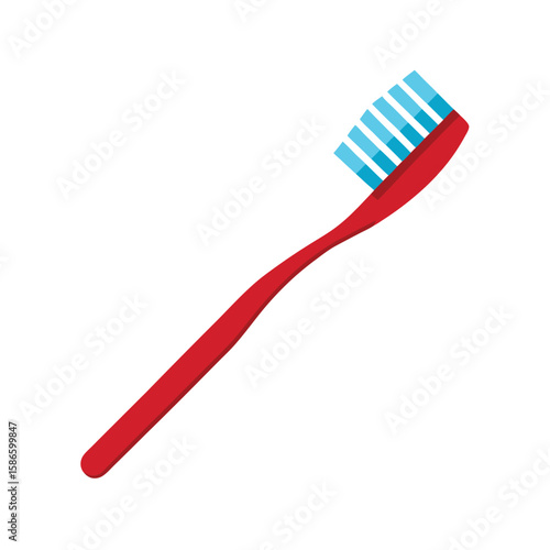 toothbrush on white background