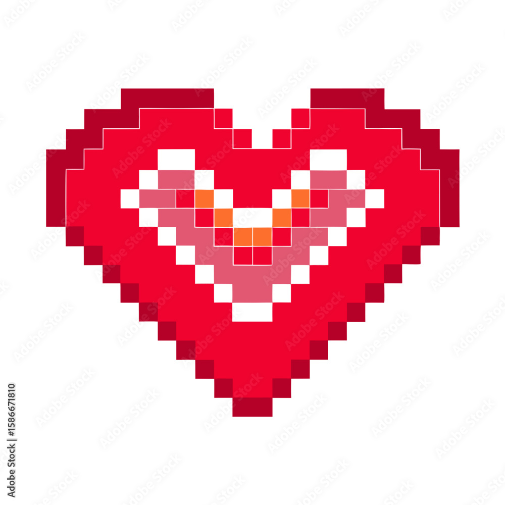 Fototapeta premium heart with arrow
