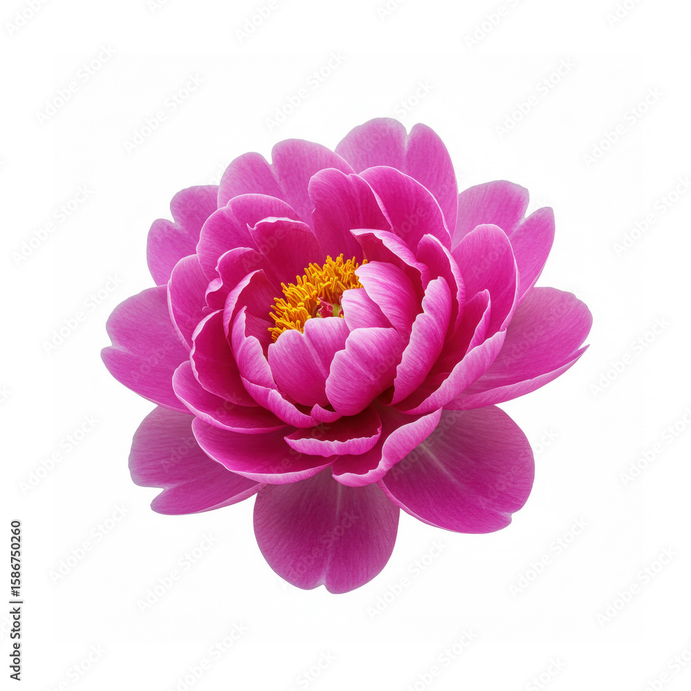 Obraz premium Flower Peony isolated on white background
