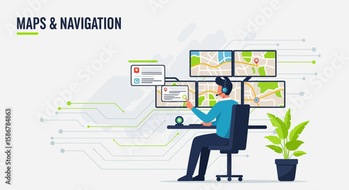 Innovative Navigation With Multi-Monitor System and Data Analysis For Modern Tracking