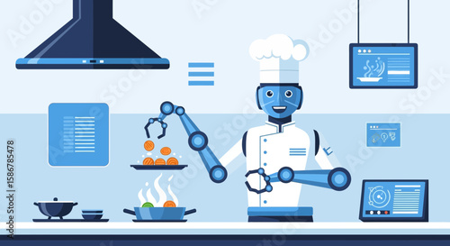 Intelligent Kitchen Automation Digital Transformation and Robotic Chef Assistant