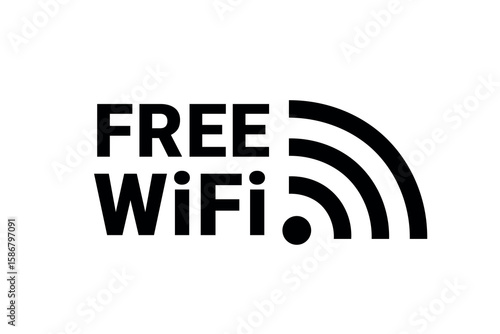 free wifi sign, wi fi zone door sticker