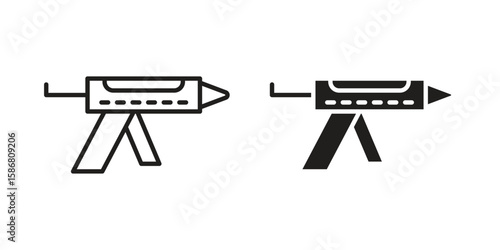 Sealants gun icon symbol concept. Icons for web and mobile.