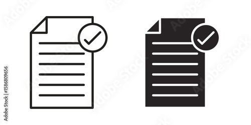 Reservation icon symbol concept. Icons for web and mobile.
