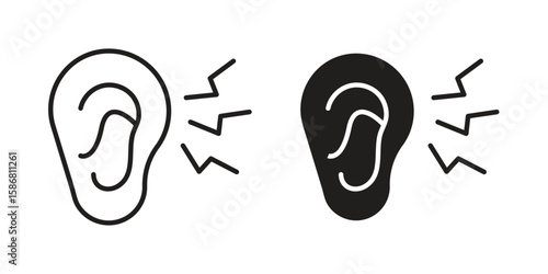 Otitis icon symbol concept. Icons for web and mobile.