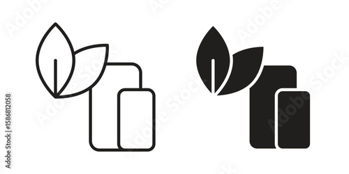 Mint gum icon symbol concept. Icons for web and mobile.