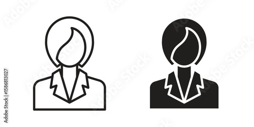 Lawyer icon symbol concept. Icons for web and mobile.