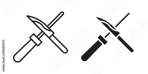 Knife sharpener icon symbol concept. Icons for web and mobile.