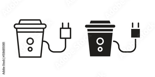 Garbage disposal icon symbol concept. Icons for web and mobile.
