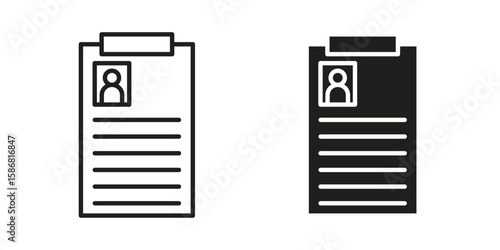 Curriculum icon symbol concept. Icons for web and mobile.