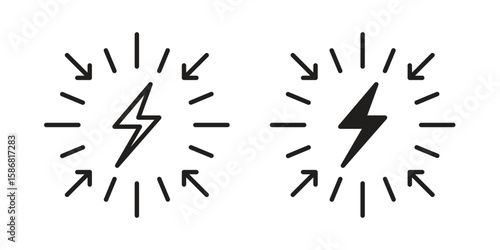 Conflict icon symbol concept. Icons for web and mobile.