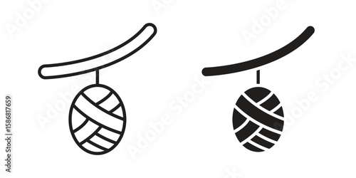 Cocoon icon symbol concept. Icons for web and mobile.