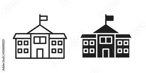 City hall icon symbol concept. Icons for web and mobile.